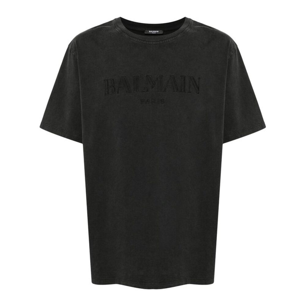 Balmain Men T-Shirt With Vintage Balmain Embroidery